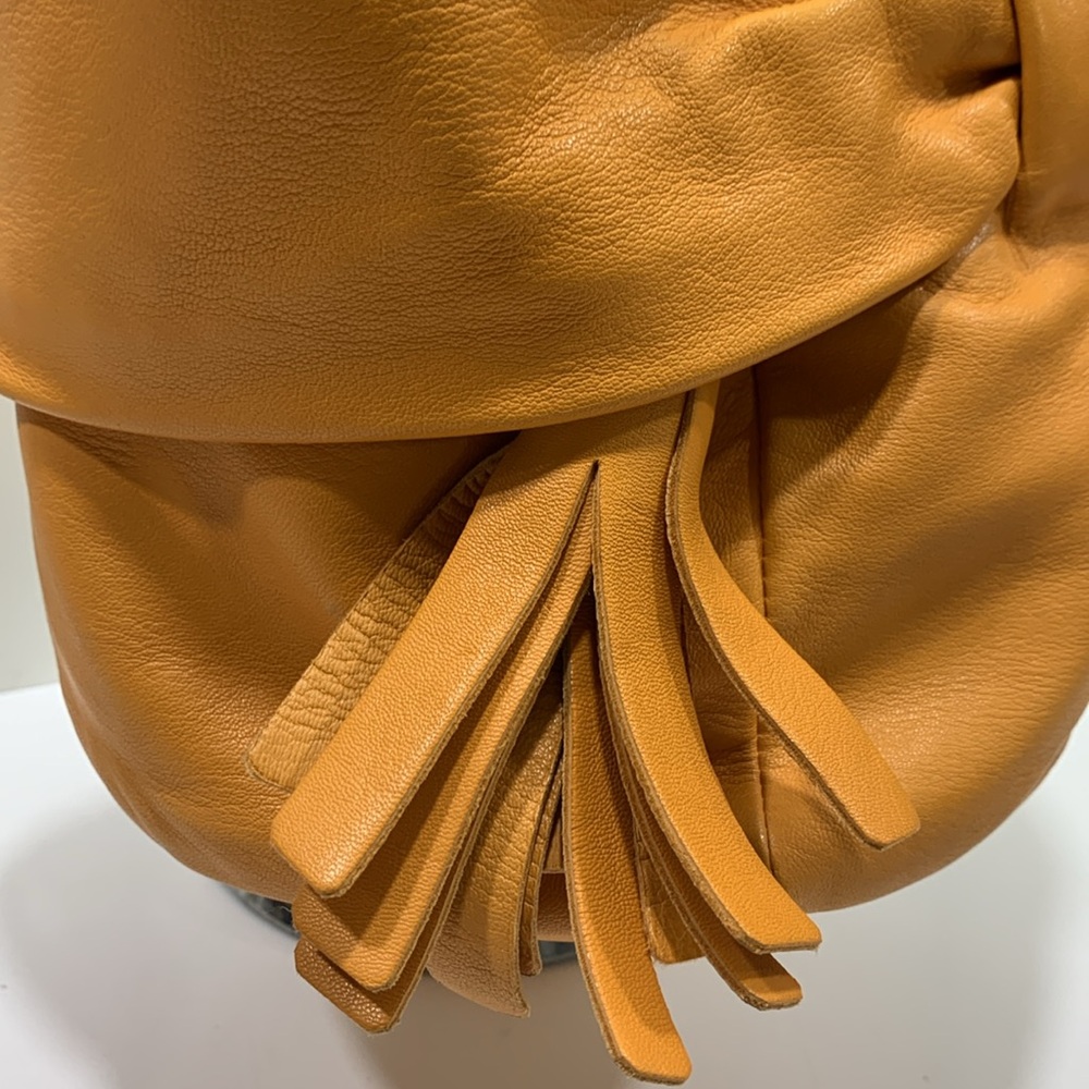 Andrea Mabiani orange tote purse - Picture 3 of 11